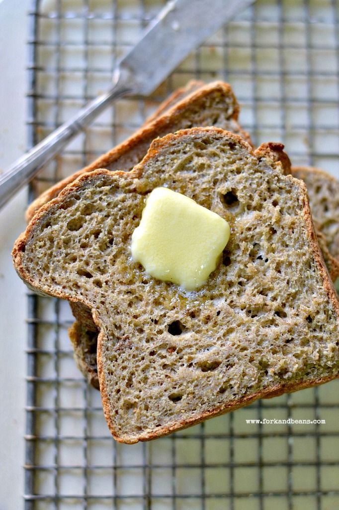 Gluten Free Vegan Bread Fork And Beans