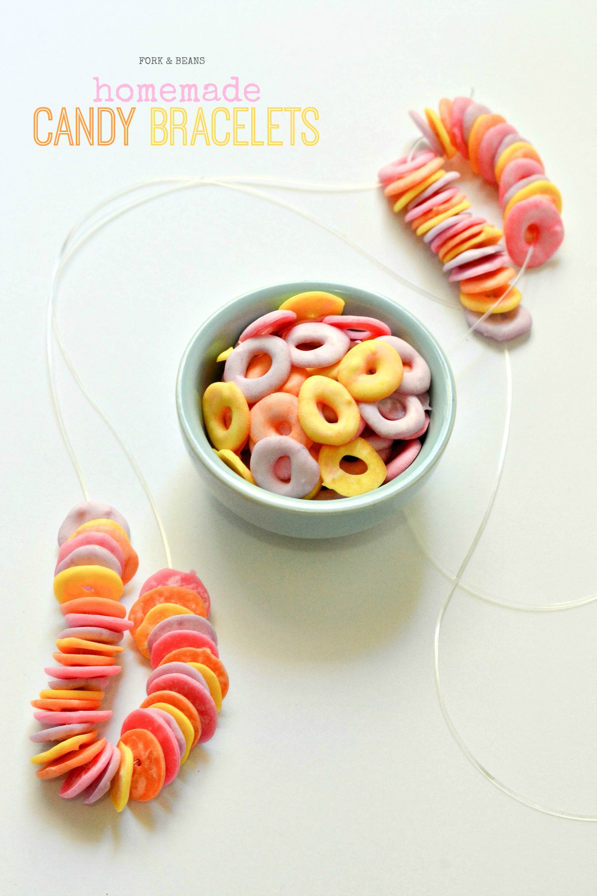 Homemade Candy Bracelets - Fork and Beans