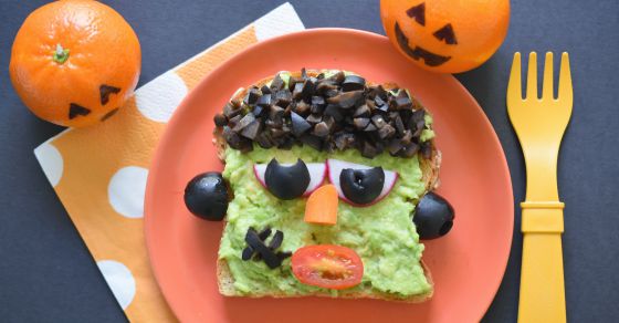 Frankenstein Avocado Toasts - Fork and Beans