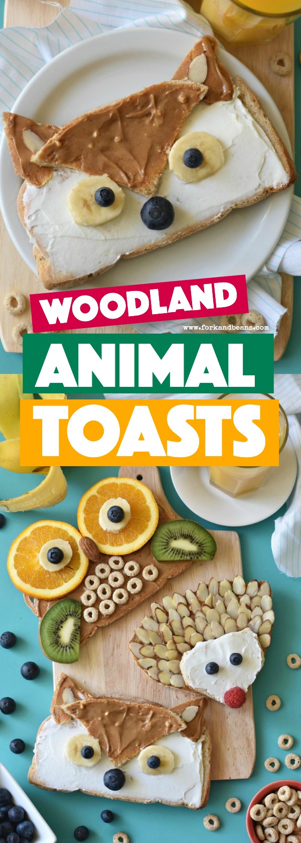 Woodland Animal Toast - Fork and Beans
